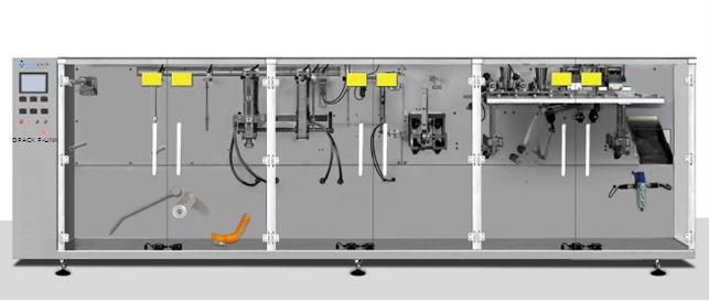 Horizontální balicí stroj DPACK Duo sáček s perforací